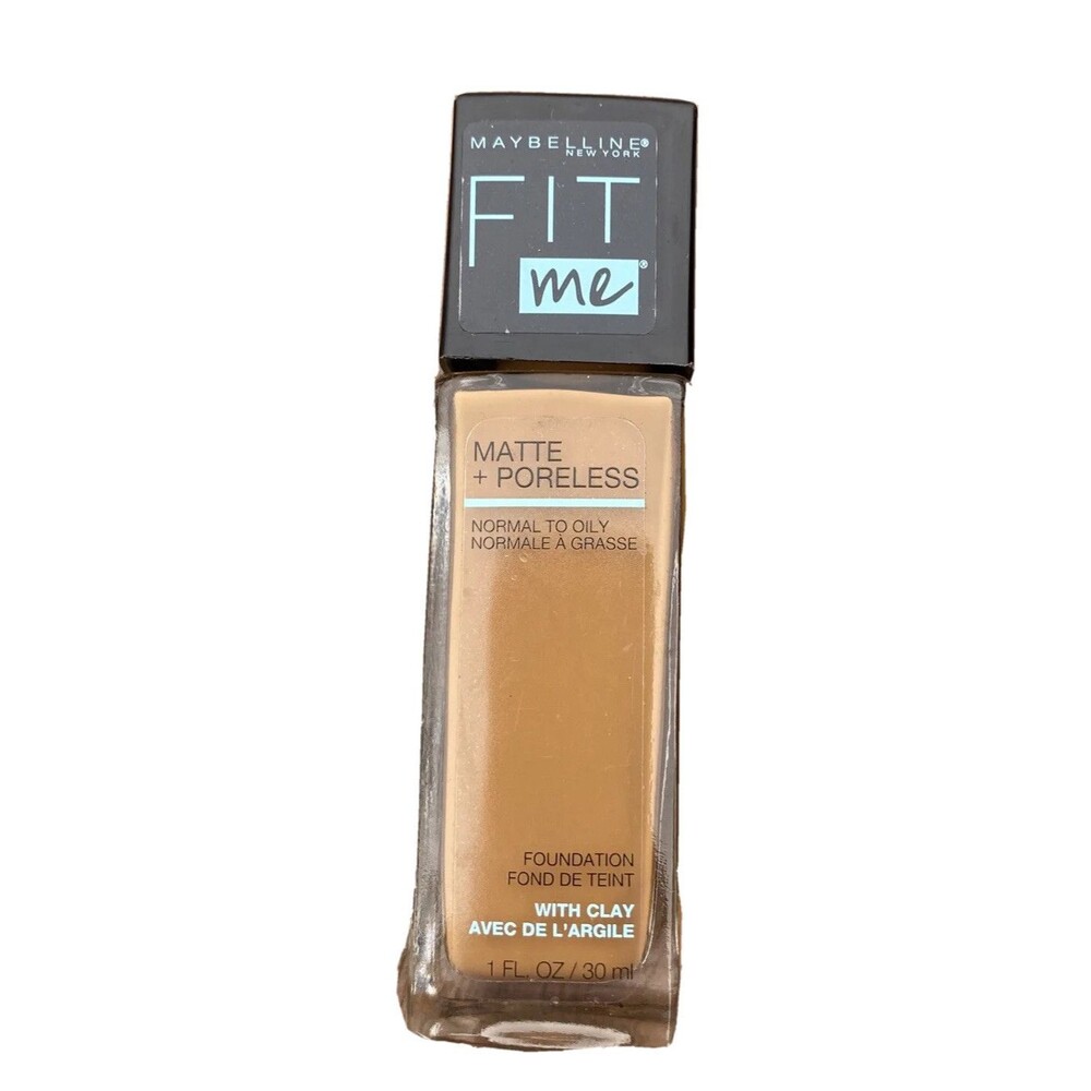 Maybelline Fit Me Matte Poreless Liquid Foundation 1 Oz 30ml # 335 Classic Tan